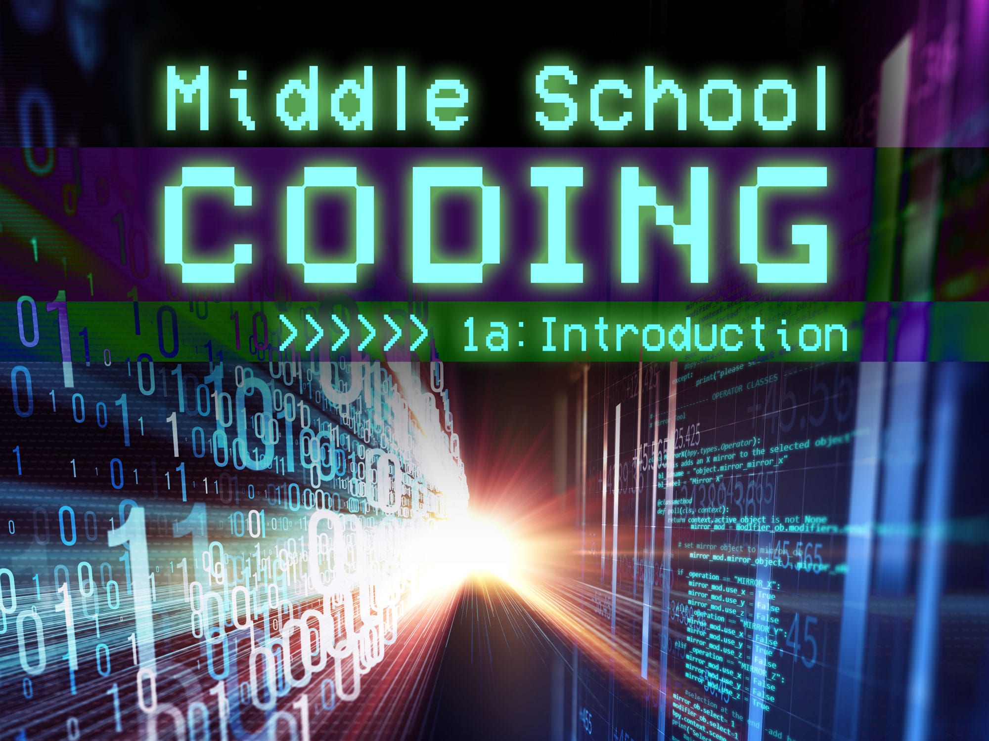 Middle School Coding 1A