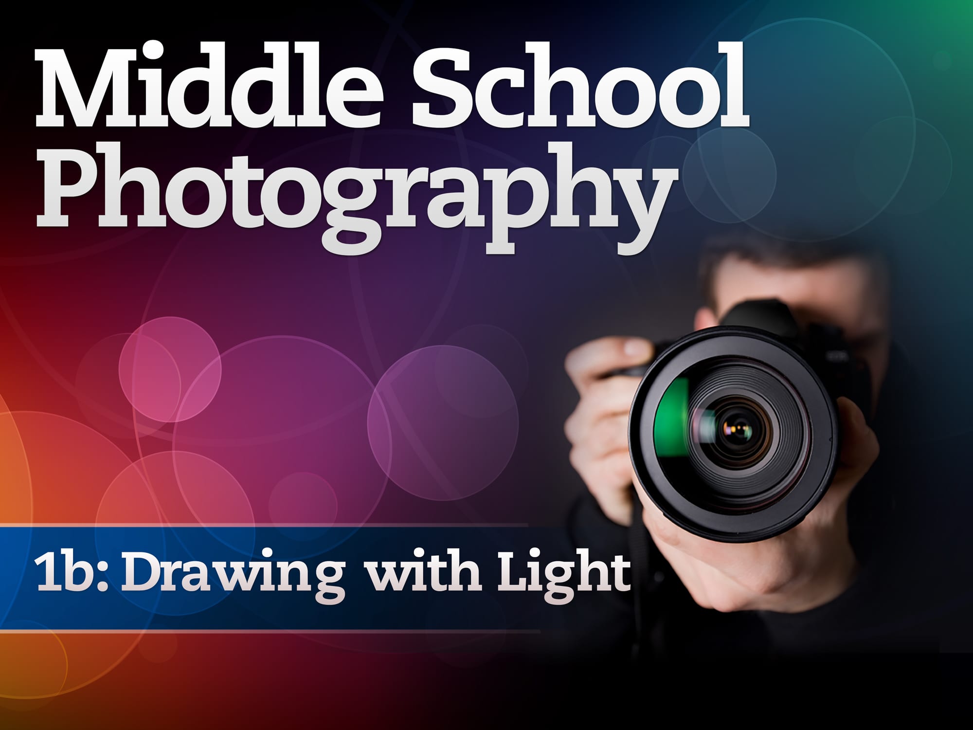 Middle School Photography 1b: Drawing with Light